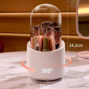Organizador Giratório para Maquiagem – Porta-Cosméticos, Escovas, Batons e Mais!